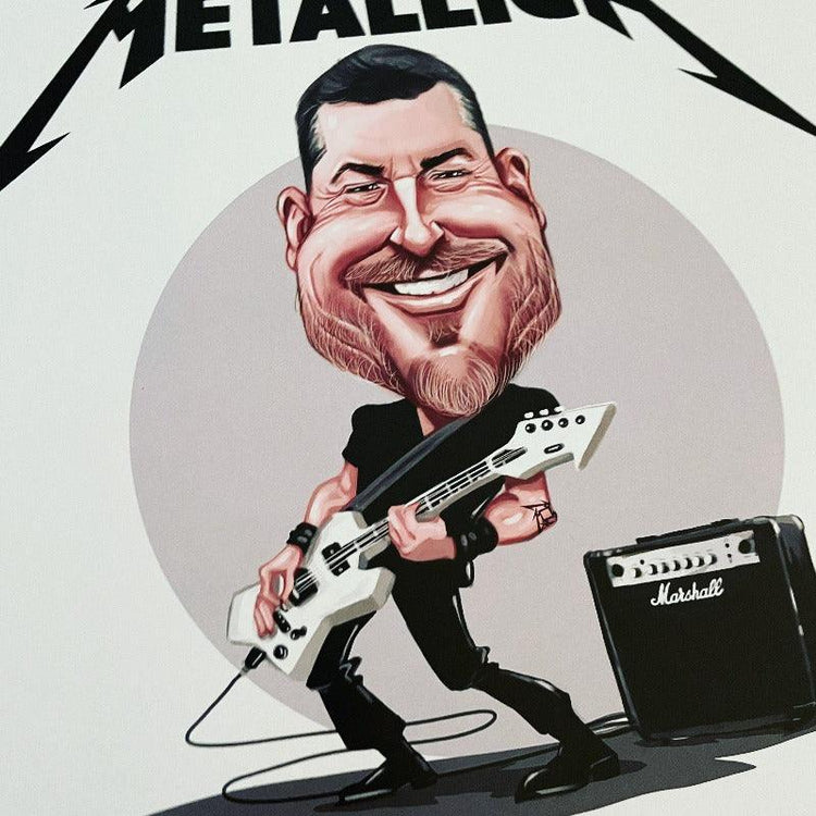 caricatura personalizada familiar
