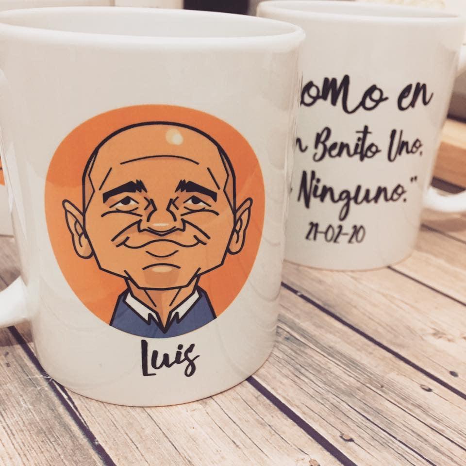 Taza con Caricatura personalizada - CaricaturasMon