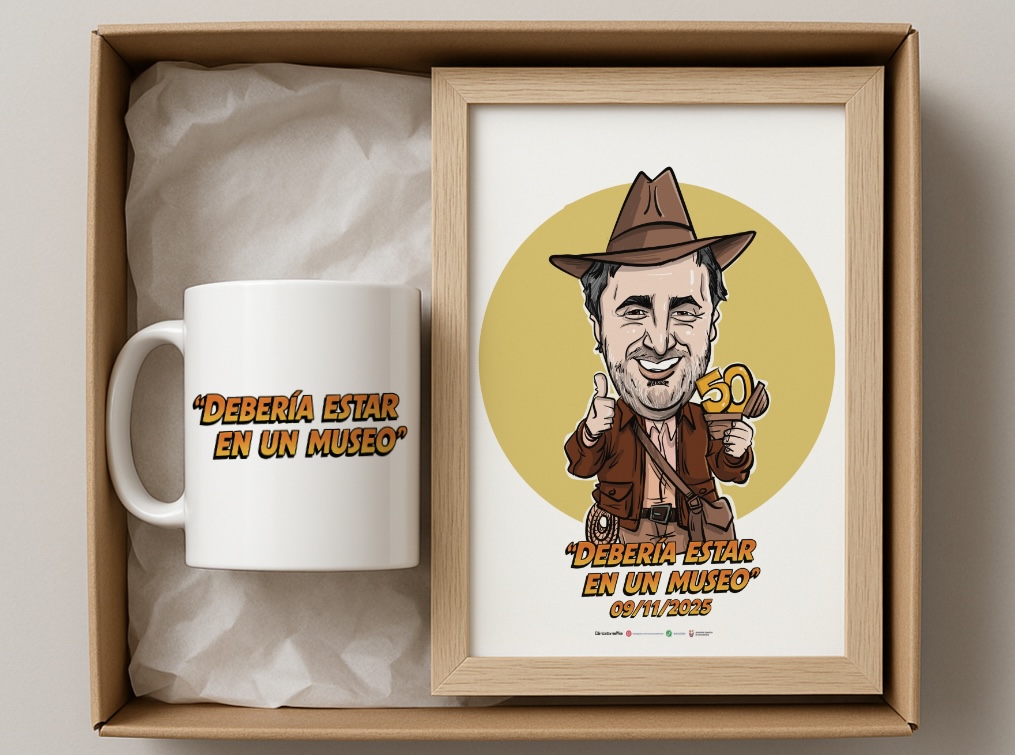 Caricatura por encargo preparada como regalo personalizado