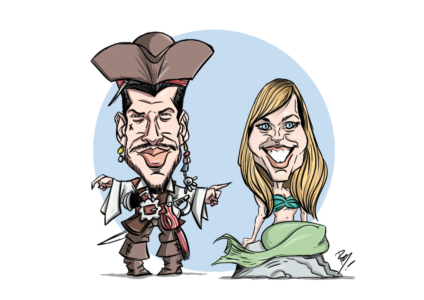 Caricatura personalizada - CaricaturasMon
